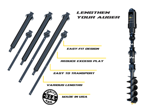 DIGGA 100MM SQ AUGER BIT EXTENSIONS (TO SUIT RC11 BITS)