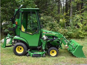 Curtis enclosed advantage cab for John Deere 1023E / 1025R tractor