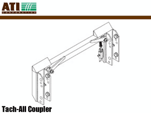 ATI Tach-All quick attach coupler for Bush Hog Tractors