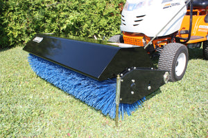 BERCOMAC 48" Rotary Broom for Lawn and Garden Tractors