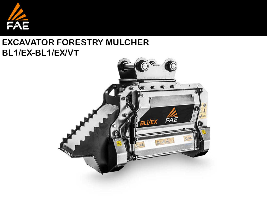 Mini Excavator Forestry Drum Mulcher | Forestry Mulcher