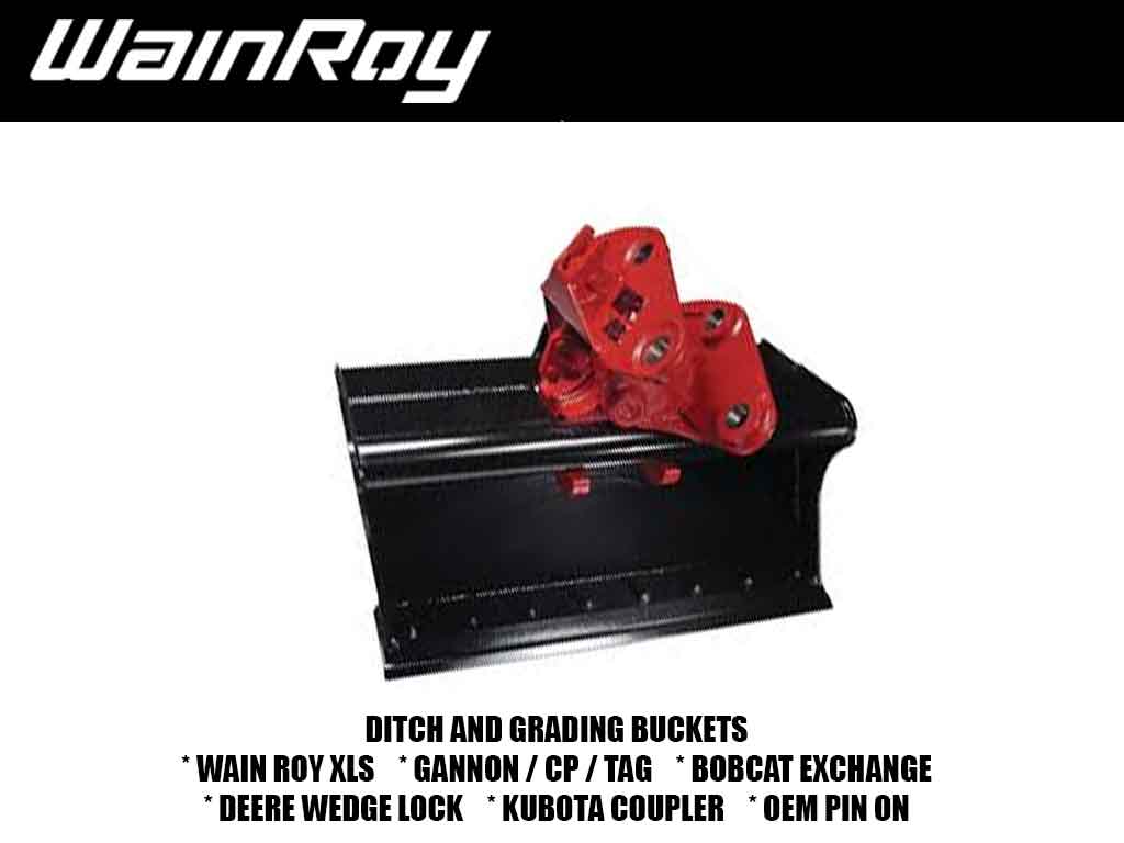 Wain Roy Ditch Buckets For Excavators 9000 To 12500 Lbs 2042