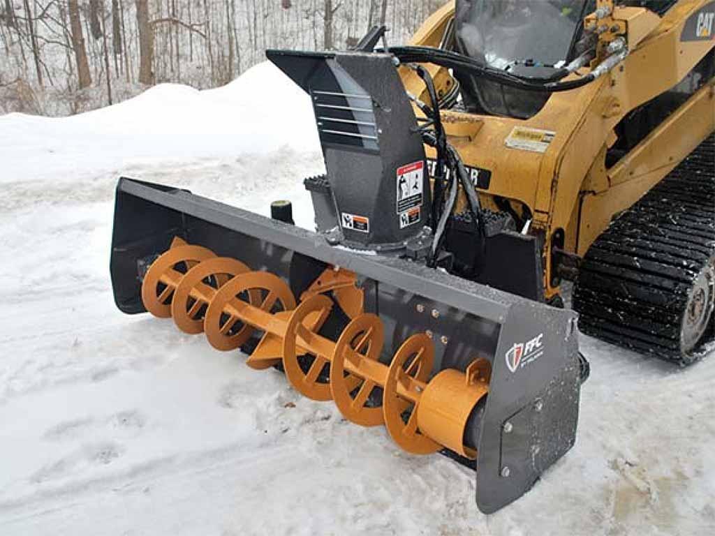 Snow Blower 48 Wide 8-13 gpm  Skid Steer Snow Removal Attachment
