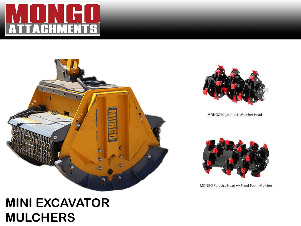 MONGO mulcher for excavators - Langefels Equipment Co LLC