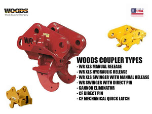 WAIN ROY 60MT Coupler Systems for excavators 110,000 to 160,000 lbs., Wain Roy interface couplers