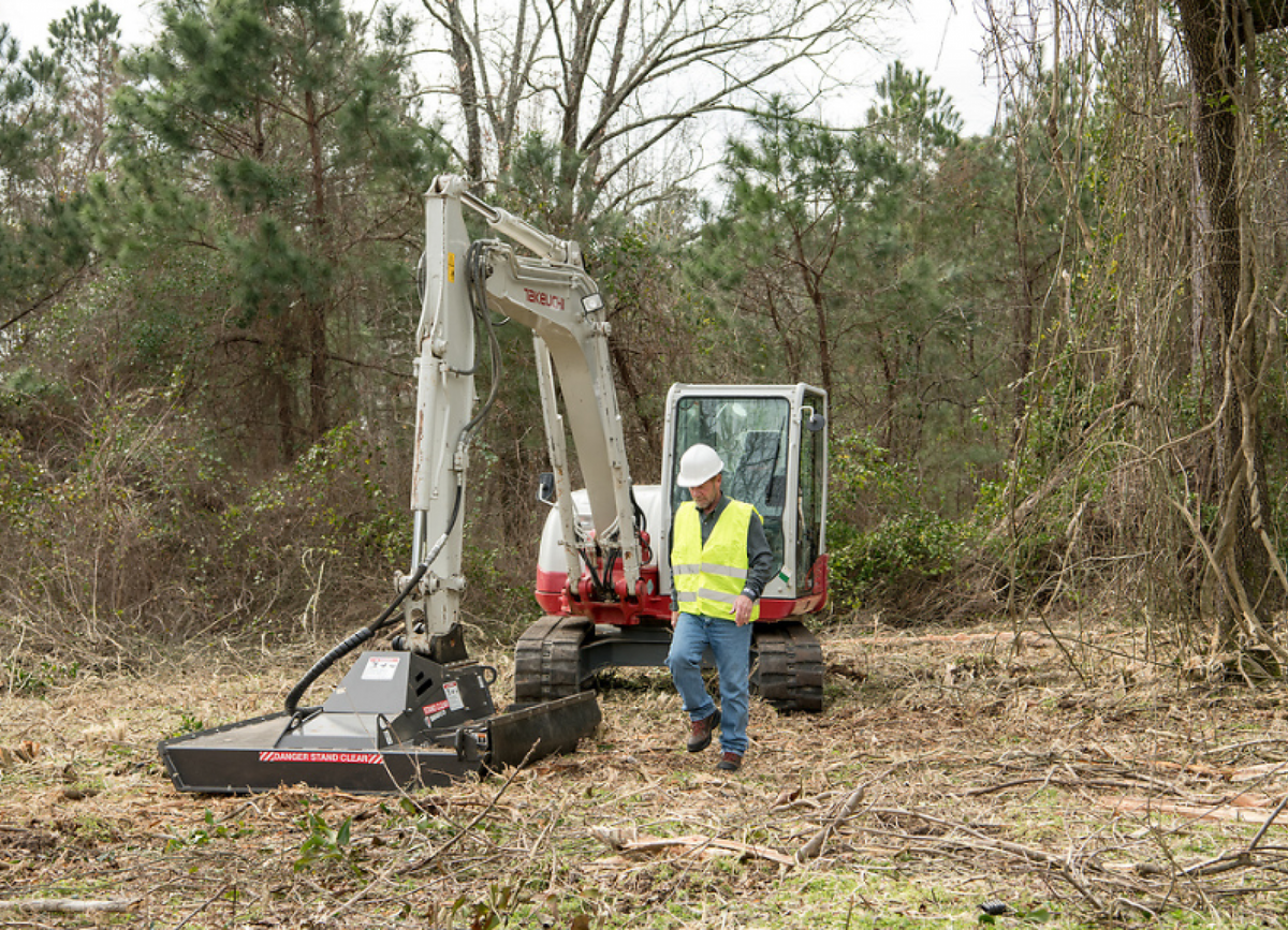 SPIDER ATTACHMENTS heavy duty mini excavator brush cutter - Langefels  Equipment Co LLC