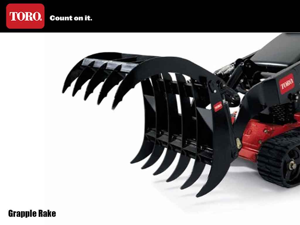 TORO DINGO GRAPPLE RAKE FOR MINI LOADER